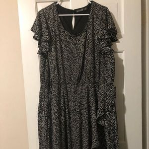 2X polka dot dress